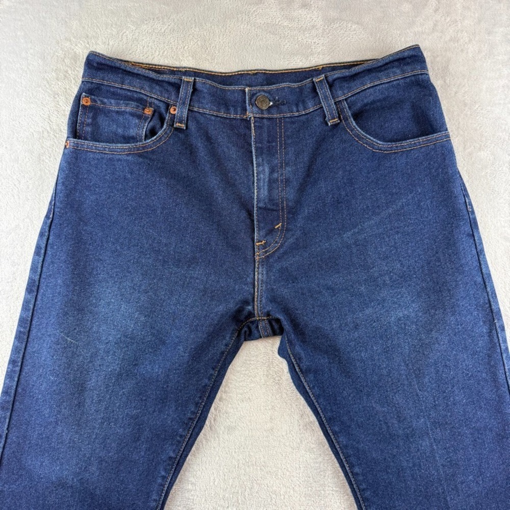 Levis 517 Jeans Mens 34x29 Blue Boot Cut Western Cowboy Dark Wash Denim